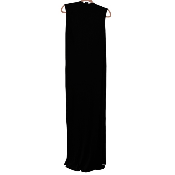 Ralph Lauren Black Sleeveless Maxi Dress Size 12 - Picture 4 of 6
